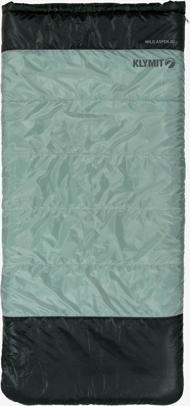 Klymit - Wild Aspen 20 rektangulær sovepose (Grøn)
