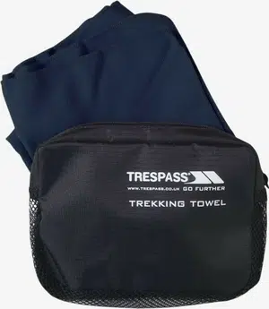 Trespass Soaked antibakterielt håndklæde navy blue