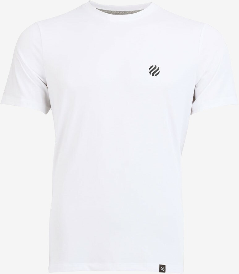 Heimplanet - T-Shirt m/ reflekterende logo ballÂ  (Hvid) - S